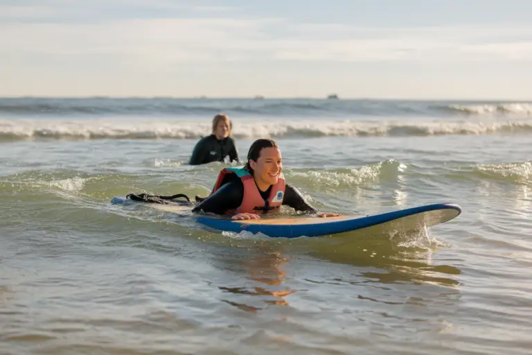 Beginner surfer lifejacket