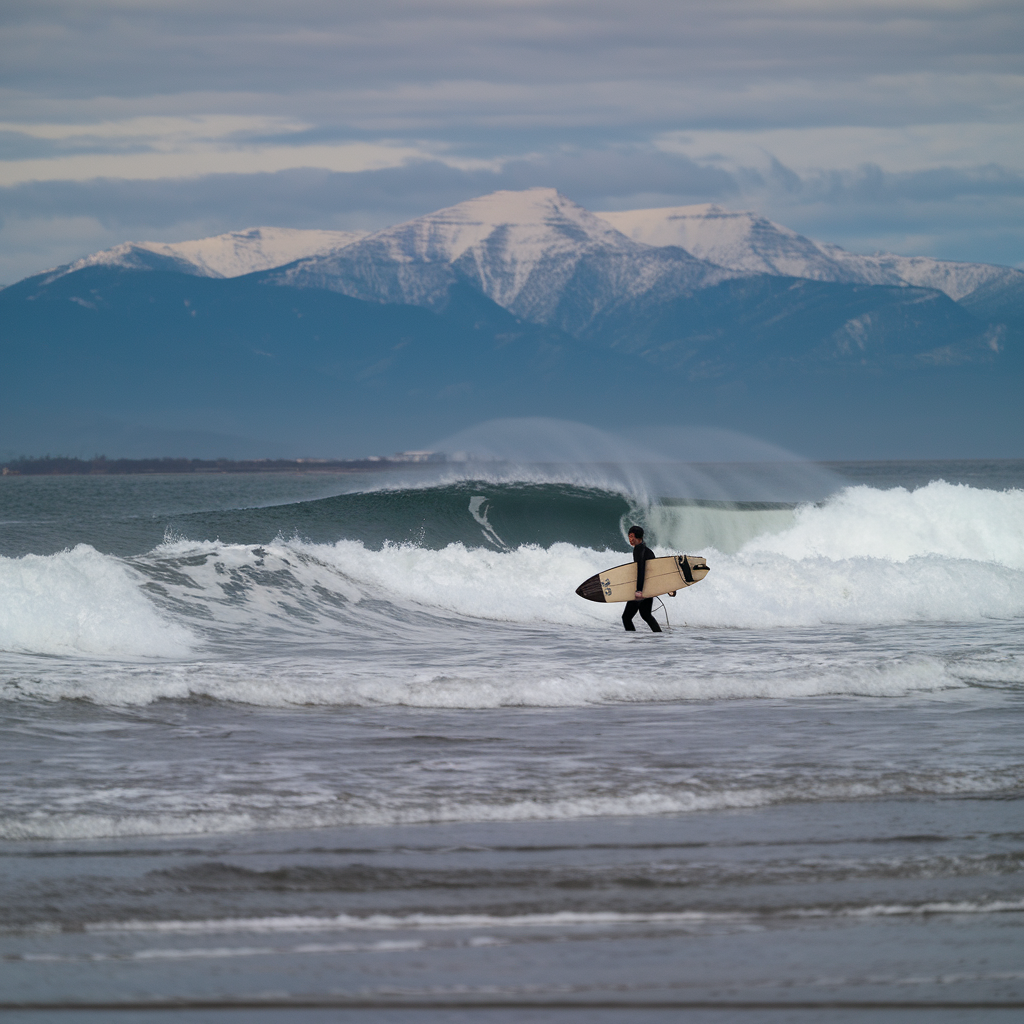 surfing in cold conditions