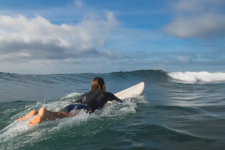 surfer in the lineup